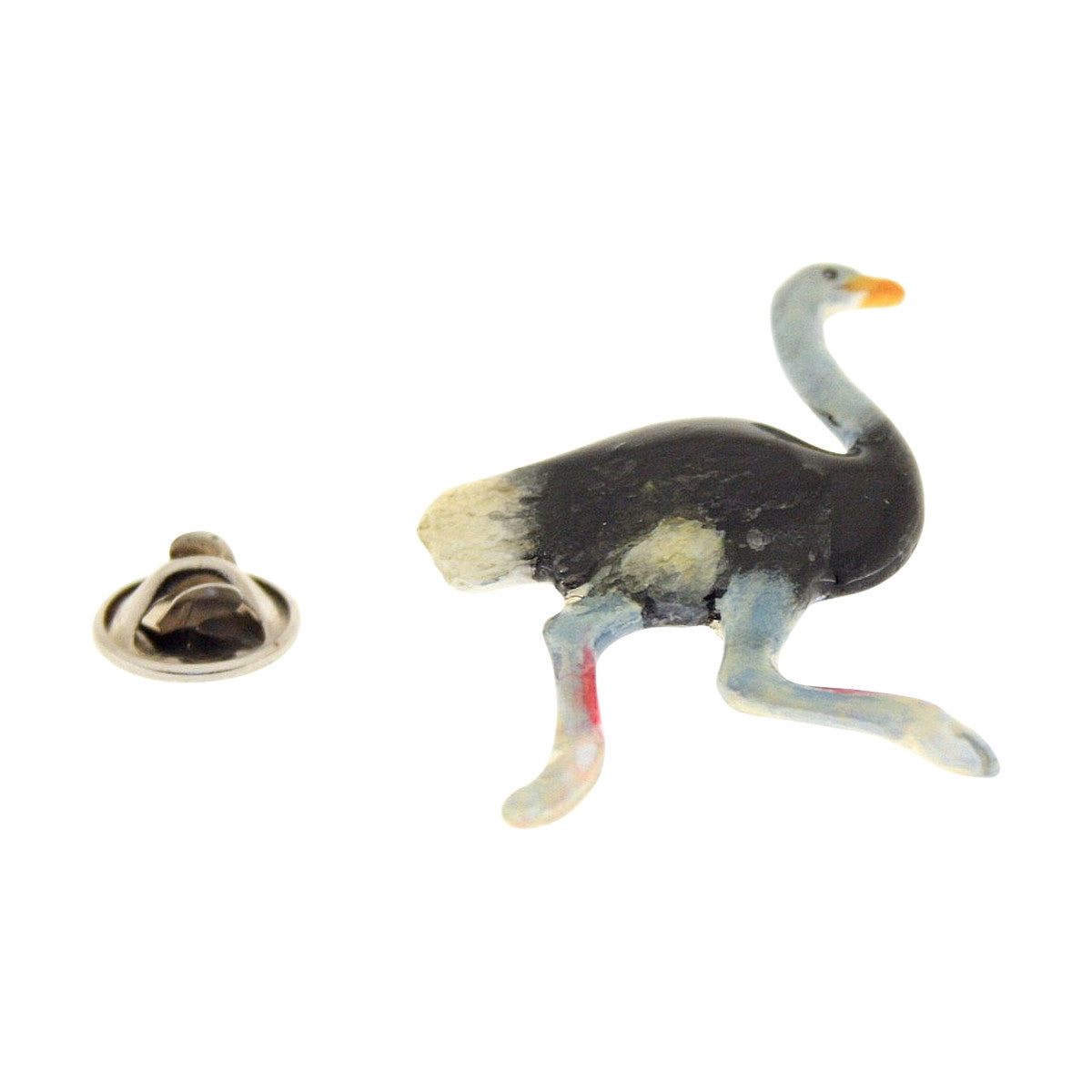 Ostrich Pin ~ Hand Painted ~ Lapel Pin ~ Hand Painted Lapel Pin ~ Sarah's Treats & Treasures